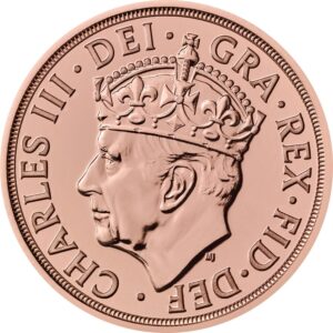 Gold King Charles III - Krönungs Sovereign