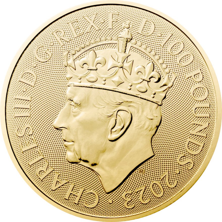 Gold Britannia 1 oz - Krönung King Charles