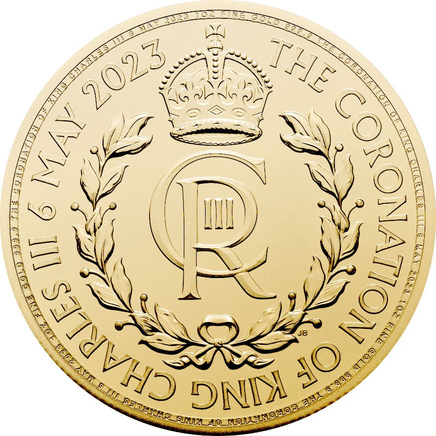 Gold King Charles III - Krönung 1 oz - The Royal Mint 2023