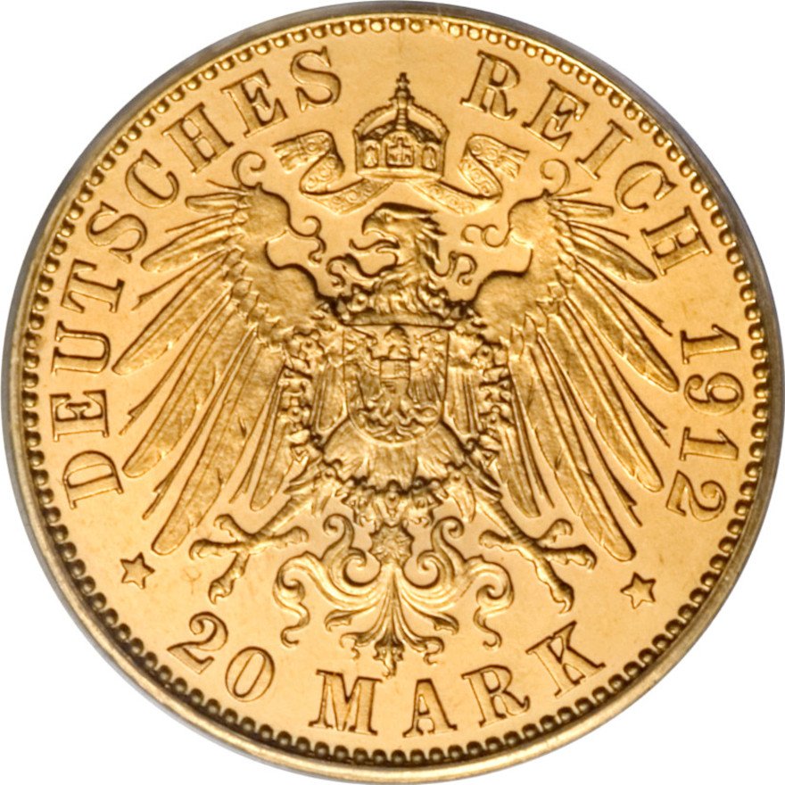 20 Mark Reichsgoldmünze - diverse Jahrgänge