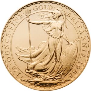 Gold Britannia 1/2 oz (22 Karat) - diverse Jahrgänge