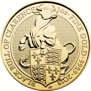 Gold The Queen's Beasts 1 oz - Black Bull of Clarence