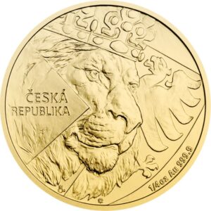 Gold Tschechischer Löwe 1/4 oz - 2024