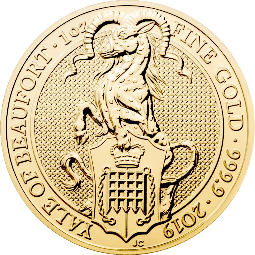 Gold The Queen's Beasts 1 oz - Yale of Beaufort