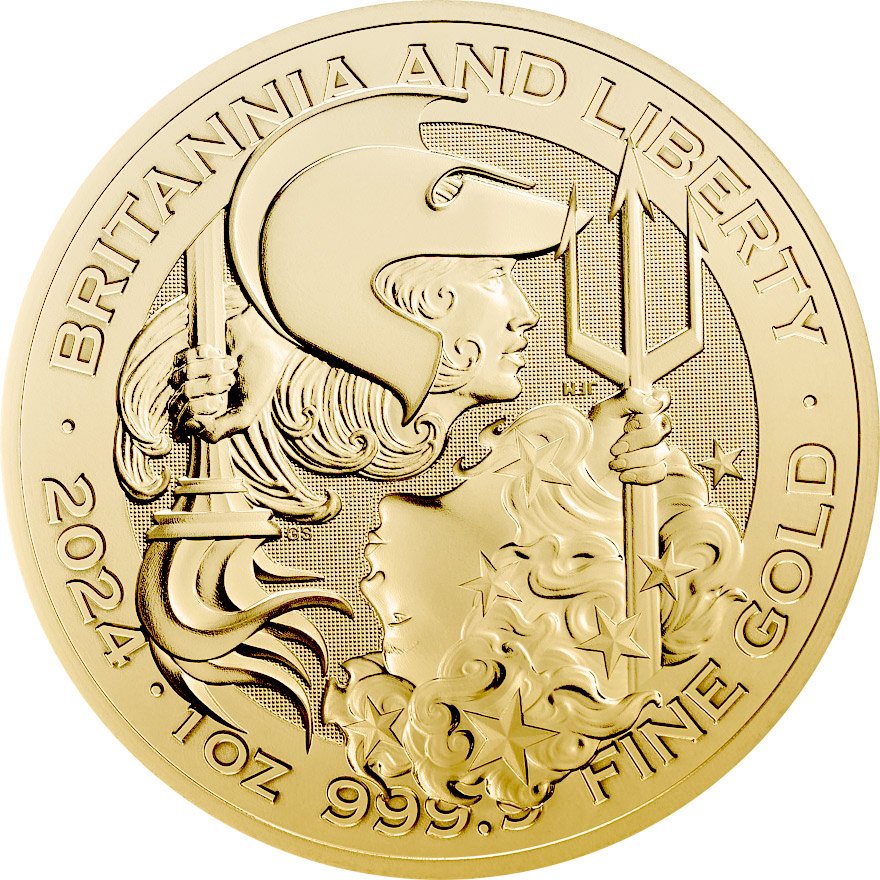 Gold Britannia & Liberty 1 oz - 2024