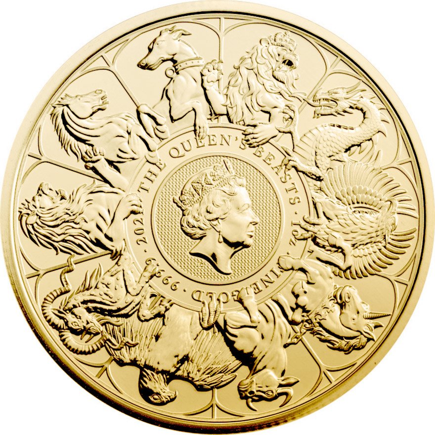 Gold The Queen's Beasts 1 oz - Completer Coin
