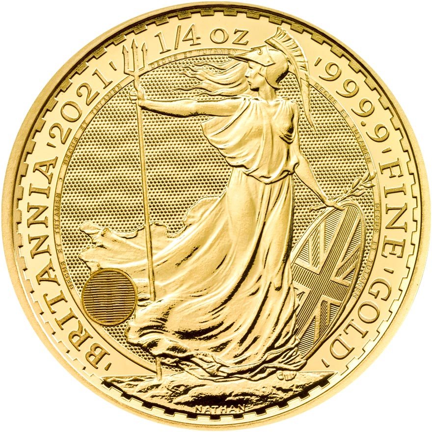 Gold Britannia 1/4 oz (24 Karat) - diverse Jahrgänge
