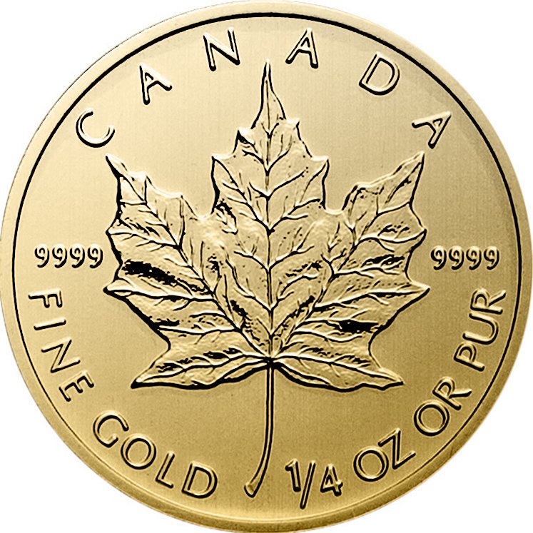 Gold Maple Leaf 1/4 oz - diverse Jahrgänge