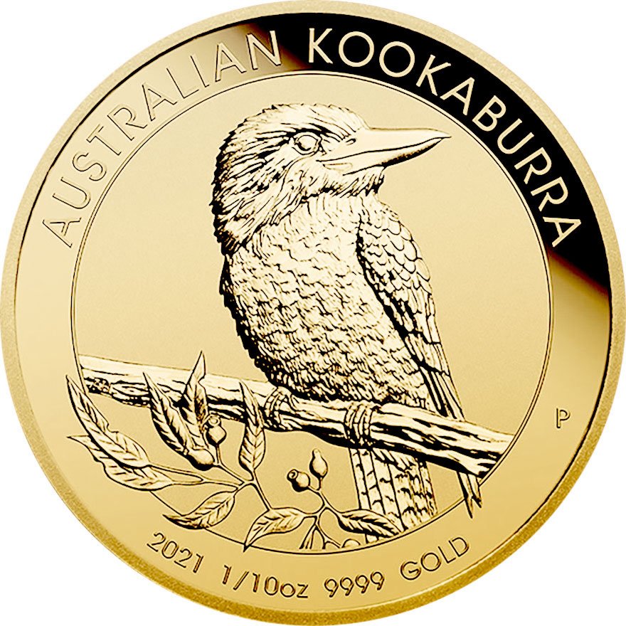 Gold Kookaburra 1/10 oz - 2021