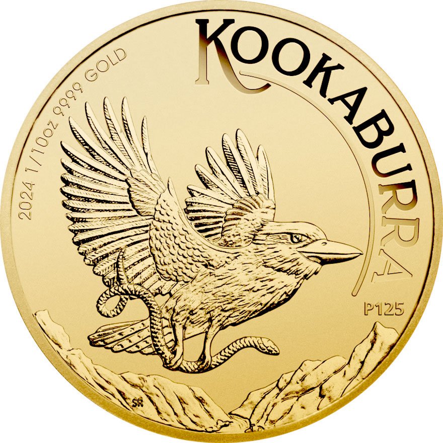 Gold Kookaburra 1/10 oz - 2024