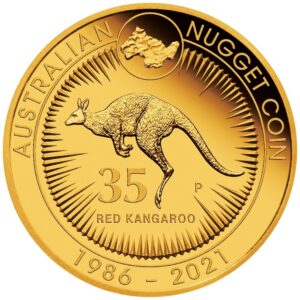 Gold Känguru 1 oz PP - 35. Jubiläum - 2021