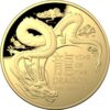 Gold Lunar Drache 1 oz PP gewölbte Prägung - RAM 2024