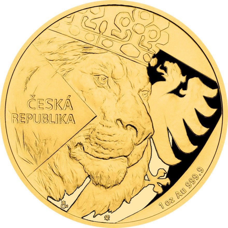 Gold Tschechischer Löwe 1 oz - PP - 2024 (inkl. Etui und COA)