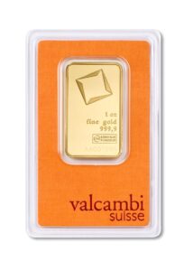 Goldbarren - 1 oz .9999 VALCAMBI