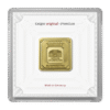Goldbarren Geiger original - 20 g .9999 quadratisch in Kapsel
