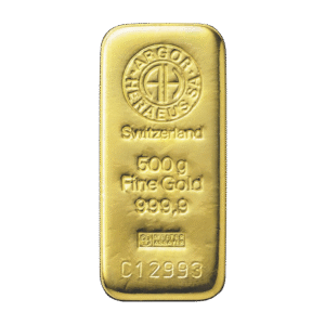 Goldbarren - 500 g .9999  ARGOR-HERAEUS