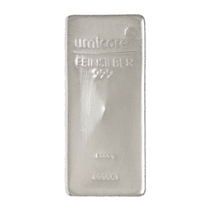 Silberbarren Umicore - 5 kg .999 gegossen LBMA