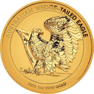 Gold Wedge Tailed Eagle 1 oz RP - High Relief 2025