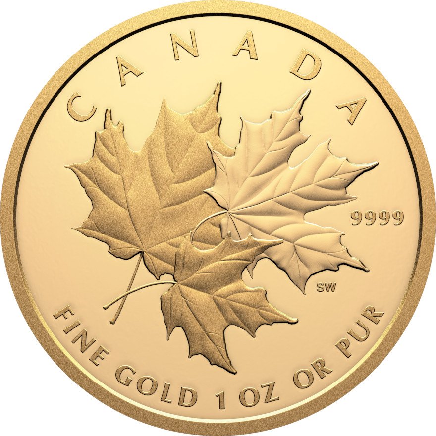 Gold Triple Maple Leaf 1 oz PP - 2025