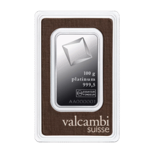 Platinbarren - 100 g .9995 VALCAMBI