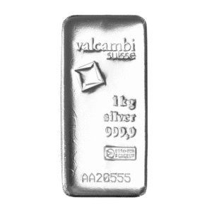 Silberbarren - 1 kg .9999 VALCAMBI
